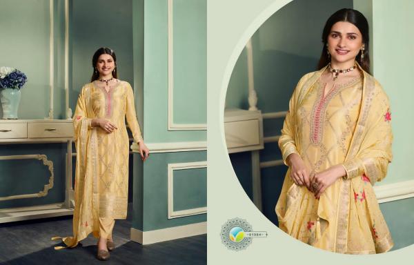 Vinay Kaseesh Aarzoo 2 Dola Silk Designer Dress Material Collection